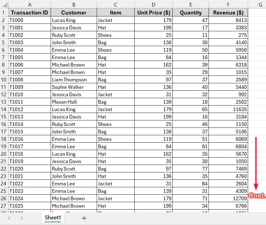 Steps to Make an Excel Spreadsheet Look Like a Page