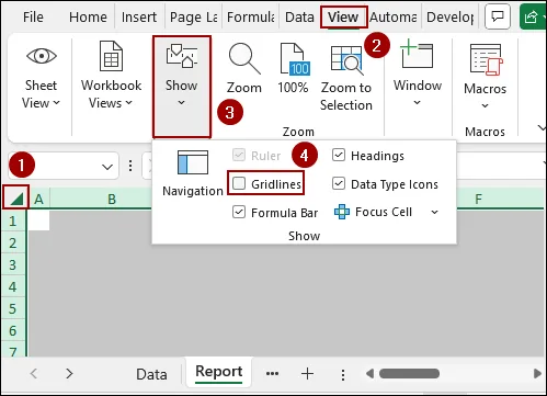 Steps to Make a Report Card in Excel