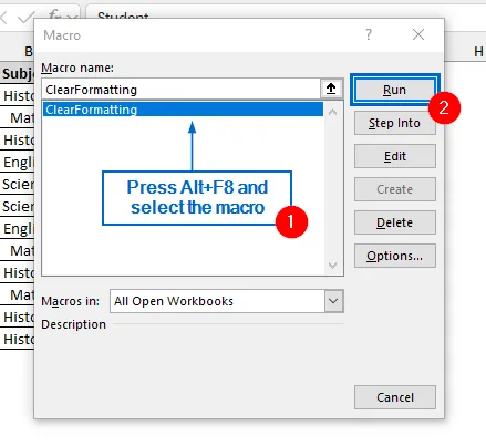Automatically Remove Conditional Formatting Using VBA Editor