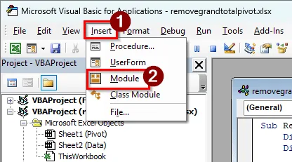Removing Grand Totals Using VBA Code