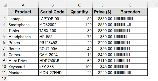 Use VBA to Encode Code 128 Barcode Font