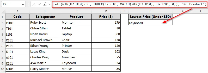 Find the Highest/Lowest Numeric Value Based on Numeric Criteria