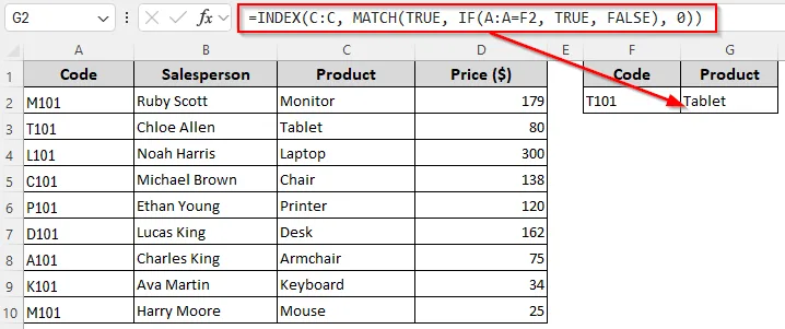 Basic Lookup with Dynamic Criteria