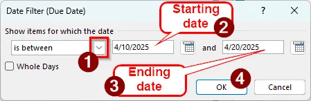 Using Date Filters to Filter the Pivot Table