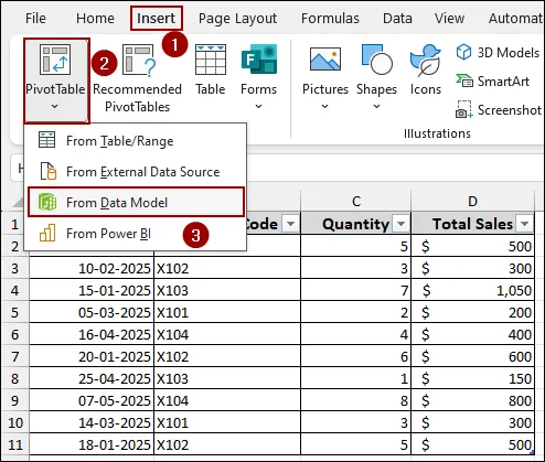 Using Data Model Relationships Feature
