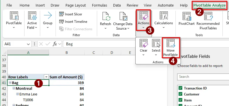 Overlapping Pivot Tables
