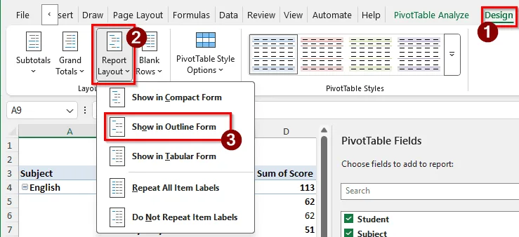 Use the Proper Layout