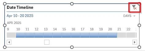 Using the Pivot Table Timeline
