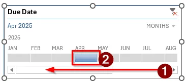 Using the Pivot Table Timeline