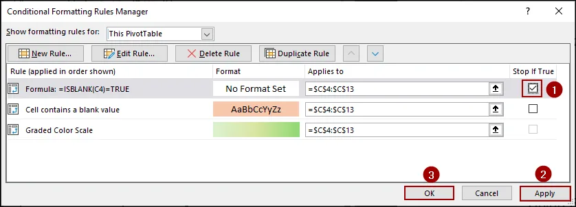 Using Formula to Delete Conditional Formatting from Blank Cells