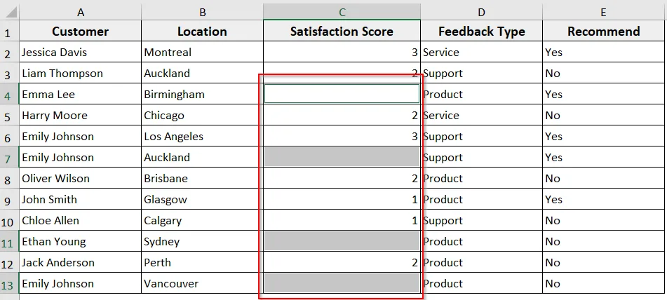 Select a Range Based on Cell Type with SpecialCells