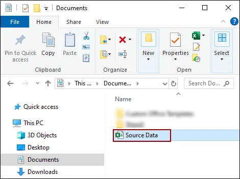 Creating a Pivot Table from Another Workbook