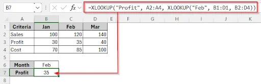 Alternative to VLOOKUP-HLOOKUP Combined: XLOOKUP for Both Row & Column Lookup