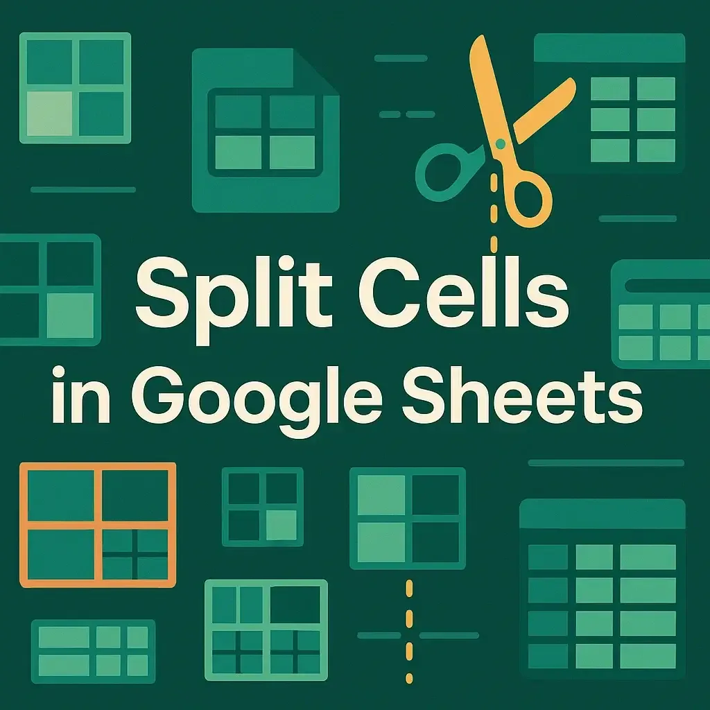 How to Split Cells in Google Sheets