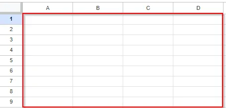 gridlines in google sheet overview image