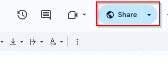 Click on share option image for view and hide from others method