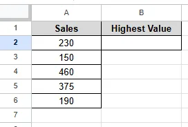 Find highest value dataset