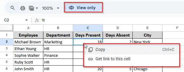 view only file